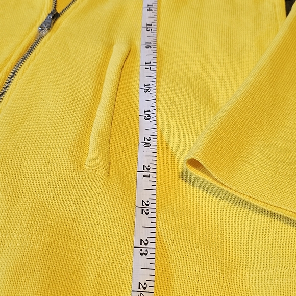 Lauren Ralph Lauren Moto-Style 100% Cotton Sweater Jacket - Size 2X - Picture 4 of 13